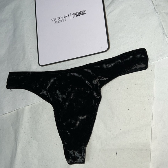 PINK Victoria's Secret VELVET THONG Underwear XL - Picture 2 of 11